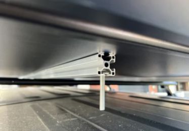 Positioning the bolts on the roof bars